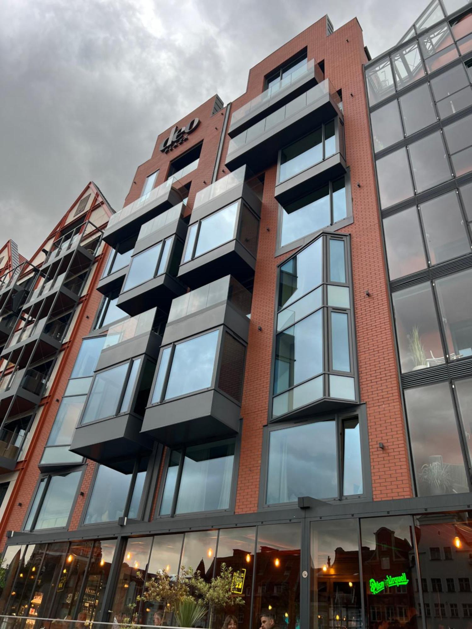 Apartament Chmielna Z Widokiem Na Rzeke Gdańsk Exteriör bild